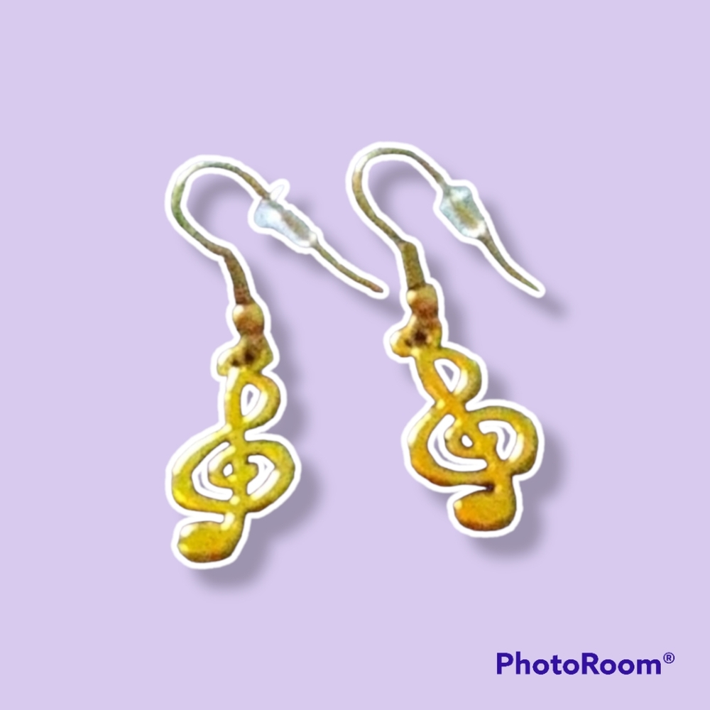 Music Note Earrings